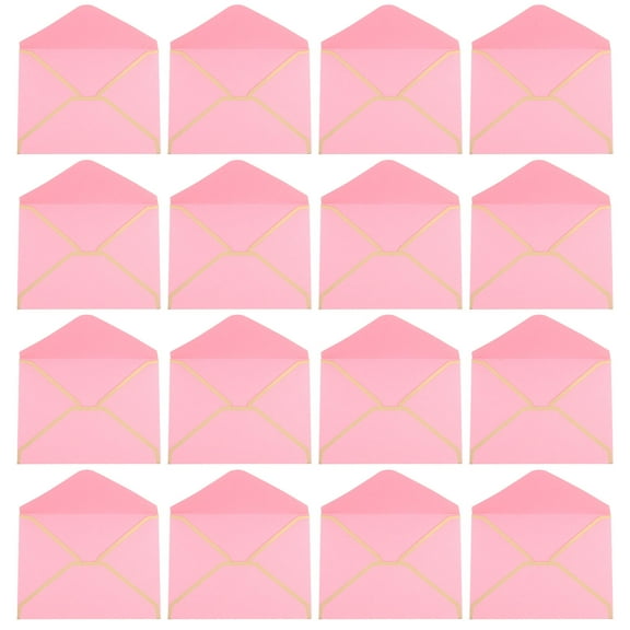 DRAFIDEEP 50Pcs Delicate Pink Paper Envelopes for Wedding Invitations and Holiday Cards