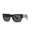 thumbnail image 1 of Gafas de sol Versace Man con montura negra, lentes gris oscuro de 56 mm, 1 of 4