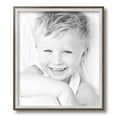 thumbnail image 2 of ArtToFrames 13" x 15" Silver with Stained Grey Picture Frame, 13x15 inch Silver Wood Poster Frame (WOM-4767), 2 of 7