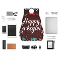 thumbnail image 4 of Balery Happy Thanksgiving Mochila Ligera para Hombres y Mujeres – Resistente y Impermeable, Ideal para la Escuela, el Trabajo, los Viajes y el Uso Diario, 4 of 7