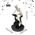 thumbnail image 3 of Décoration Maison Moderne, Squelette d'Halloween Squelette Animatronique Squelette Chevalant un Squelette d'Halloween Décorations Squelette Décor Squelette, 3 of 9