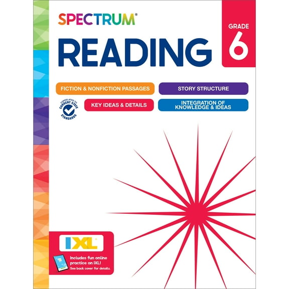 Spectrum Spectrum Reading Workbook, Grade 6, (Paperback)