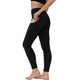 thumbnail image 2 of Gibobby Pantalones de mezclilla Estirar la longitud para mujer Yoga Fitness Full Running Sports Leggings Pantalones Pantalones(Negro， S), 2 of 5