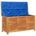 thumbnail image 5 of vidaXL Garden Storage Box with Louver Outdoor Furniture Solid Wood Acacia, 5 of 44