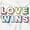 White, variant on Inspirational Love Wins Rainbow Unisex Fleece Graphic Zip Up Hoodie Brisco Brands 4X