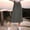 *Dark Gray, variant on ClodeEU Women's High Waisted Solid A-Line Midi Skirt, Casual Flowy Skirt with Elastic Waist Beige,Women's Plus L