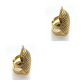 thumbnail image 2 of Billuyoard Anillo protector de latón para dedal, para trabajo manual, accesorios artesanales hechos a mano para el hogar, profesional, chapado en oro Chapado en oro METRO 2piezas, 2 of 6