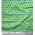 thumbnail image 1 of Soimoi Green Cotton Duck Fabric Fleur_de_lis Damask Fabric Prints By Yard 42 Inch Wide, 1 of 3