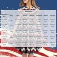 thumbnail image 2 of Mitankcoo 4th of July Dresses for Girls Fashion Print Crew Neck Flutter Sleeve A-Line Dress Daily Casual 6-15Y, 2 of 6
