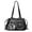 Black, variant on Tote Bag Hobo Purse for Women Faux Leather Vintage Multi pockets Studded Punk Purse Shoulder Handbags with Drawstring