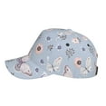 thumbnail image 5 of Fotbe Blue Butterfly Baseball Cap, Blue Butterfly Print Dad Hat,Outdoor Hat,Adjustable Sports Cap, Perfect For Activities, 5 of 9