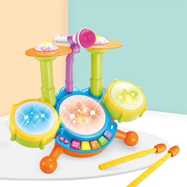 Bebé 5 en un Juguetes de Instrumentos Musicales perfecl Verde