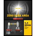 thumbnail image 3 of Bombilla LED antiniebla AUXITO H11 H8 H16 6500 K, luz blanca fría, x2, 3 of 7