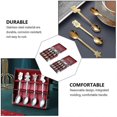 thumbnail image 3 of Christmas Gathering Dessert Lovely Xmas Pendant Spoons Christmas Dessert Spoon Stainless Steel Spoons Spoon Xmas Stainlessred, Gold, Silver2set, 3 of 5