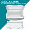thumbnail image 2 of NOGIS Plastic Sterilizing Tray-Barbicide Sterilization Tray,Clean Sterilizer Box Storage Organizer for Nail,Tweezers,Hair Salon,Spa & Cutter Manicure Equipment-Clear Lid (White), 2 of 7