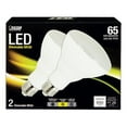 thumbnail image 2 of Feit Electric 7.2 Watt E26 Br30 Soft White Led Dimmable Light Bulbs 2 Count, 2 of 2