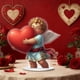 thumbnail image 5 of Uuiauoio Valentine's Day Decorations 2D Acrylic Angel Desktop Statue Cupid/Couple Valentine's Day Figurine Romantic Decoration Table Home Party Ornaments, 5 of 6