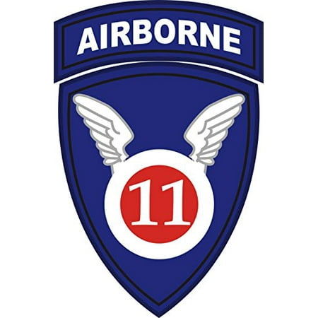 - MAGNET US Army 11th Airborne Division Patch Decal Magnetic Sticker 3.8
