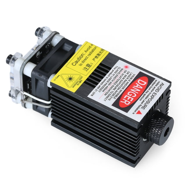500mW EleksMaker 405-445NM Módulo láser azul 2.54-3P Modulación TTL / PWM para grabador láser DIY TOMSHOO Cabeza de grabado