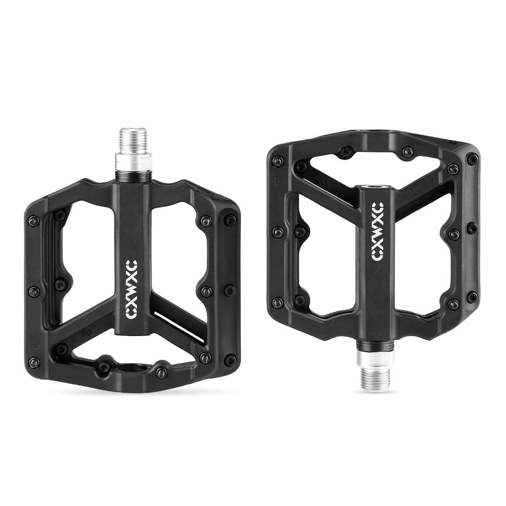 New Bicycle 4 Bearings Pedals AL Bike Pedal Ultra-thin Design MTB Pedal 
