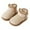 Beige, variant on Fozruso Winter Warm Snow Boots For Girls And Boys Outdoor Cold Weather Lined Ankle Booties Suitable For 15 Months To 6 Years Old,Side Zipper Leather Booties Sizes 6.5 Toddler(15-18 Months)