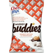 Chex Mix Muddy Buddies, Peanut Butter and Chocolate, Snack Bag, 4.5 oz