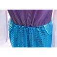 thumbnail image 6 of Mermaid Dress for Girls Ariel Princess Costume Christmas Birthday Dress up, 6 of 7