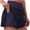Navy, variant on Women Tennis Skirt Golf Skort With Pockets 2 In 1 Inner Shorts Athletic Sports Running Tennis Golf Pleated Mini Skirt Black for Size XXL