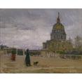 thumbnail image 3 of Henry Ossawa Tanner 18x15 Black Modern Framed Museum Art Print Titled - Les Invalides, Paris (1896), 3 of 5