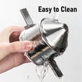 thumbnail image 6 of Suodoka Pour Over Coffee Dripper Portable Stainless Steel Reusable Coffee Filter Paperless Coffee Dripper Cup Easy To Clean For Travel Camping (5.1 inches / 13.0 cm), 6 of 9