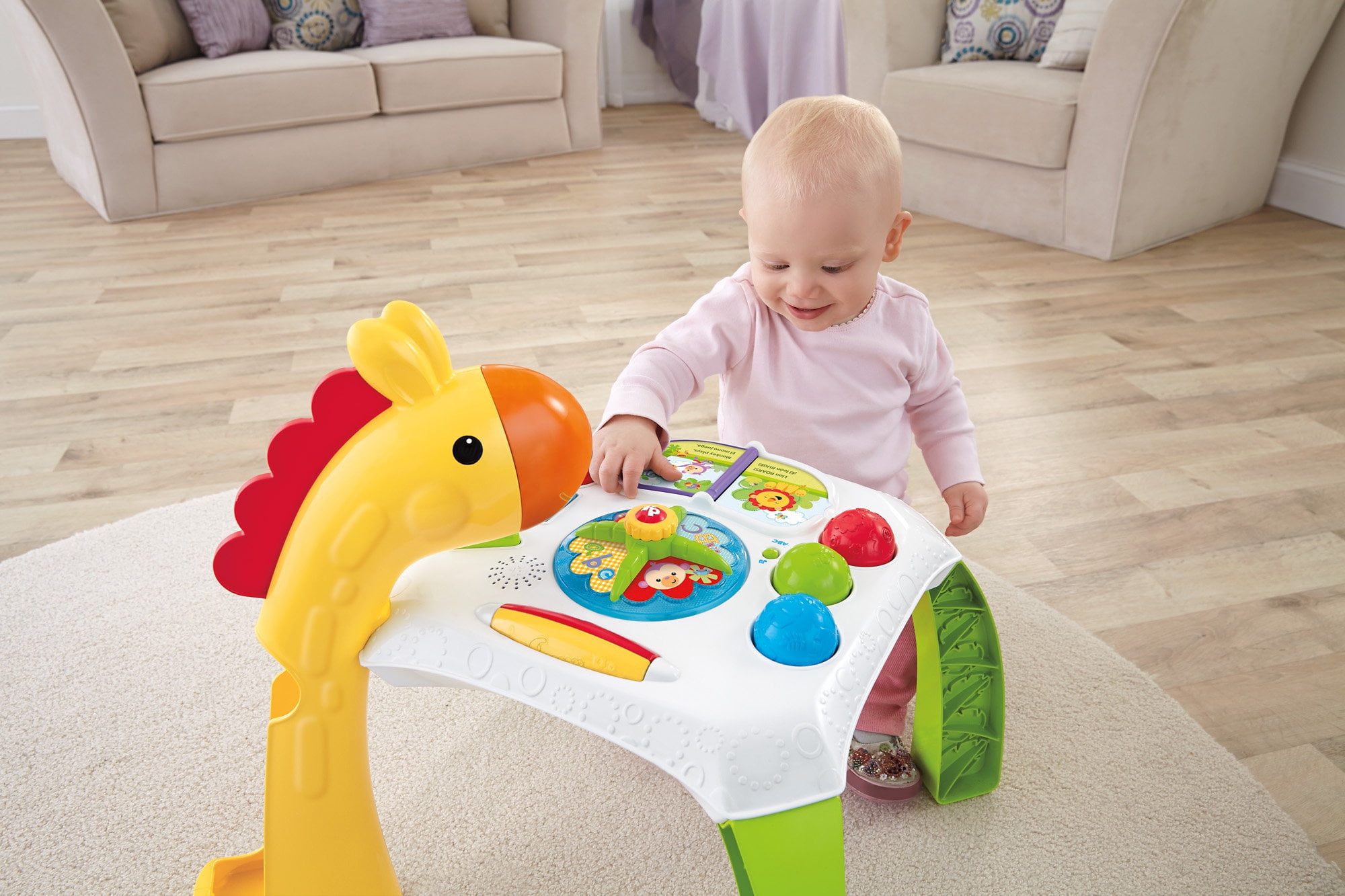 fisher price giraffe activity table