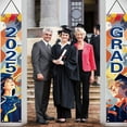thumbnail image 6 of Zhourta 2025 Graduation Party Banner Decorations for Wall Door Hanging Photo Backdrop Scene Arrangement, 6 of 6