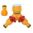 thumbnail image 3 of Hozelock Dual Tap Connector Adapter Garden Hose Pipe Watering Yard Outdoor, 3 of 6