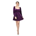 thumbnail image 1 of Vestido corto de terciopelo Roman Fashion /Juvenil, 499 (Morado) violeta oscuro EG, 1 of 5