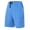 Sky Blue, variant on yillto Mens Casual Shorts 5 Inch Summer Loose Elastic Waist Comfy Breathable Athletic Jogger Shorts