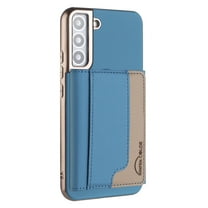 Allytechgroup Case for Samsung Galaxy S23, [RFID Blocking] 2-in-1 Detachable Magnetic Wallet Case [Compatible with MagSafe] Stand Slim PU Leather TPU Cover with Credit Card Slots/Cash Slot, Lightblue