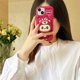 thumbnail image 5 of Funda de teléfono SYIFAN Labub 3D Cartoon para iPhone 14, color rosa, 5 of 7