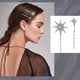 thumbnail image 4 of Pinza para el pelo con forma de luna, copo de nieve y estrella vintage: horquilla de aleación para mujer, accesorios para el cabello con pinza lateral para mujeres y niñas, peinado grueso, 4 of 8