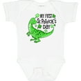 thumbnail image 3 of Inktastic My 1st St. Patrick's Day- green dinosaur Boys or Girls Baby Bodysuit, 3 of 5
