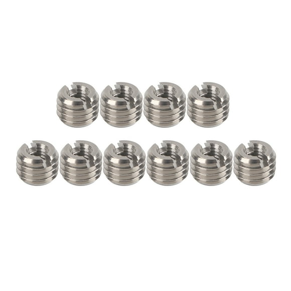 Yazoeia 10pcs Female M4x0.7 Male M8x1.25 Thread 6mm Reducing Nut Stainless Steel for Aviation Automobiles Steam Turbines GY228-48454