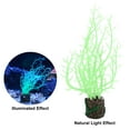 thumbnail image 5 of Soft Silicone Glowing Aquarium Tree Coral Aquatic Artificial Coral for Fish Tank Decoration Green, 5 of 7