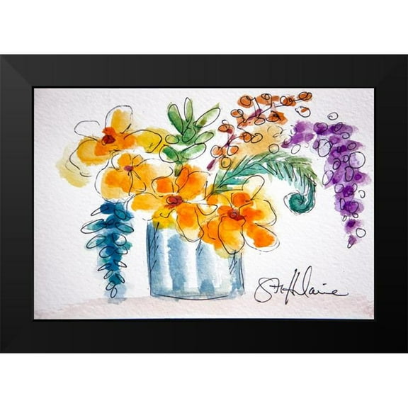 St Hilaire, Elizabeth 14x11 Black Modern Framed Museum Art Print Titled - Forget Me Not