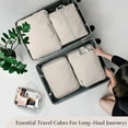 thumbnail image 4 of Gonex 6 Set Compression Packing Cubes Expandable Travel Luggage Organizers with Shoe Bag, Toiletry Bag, 4 of 10