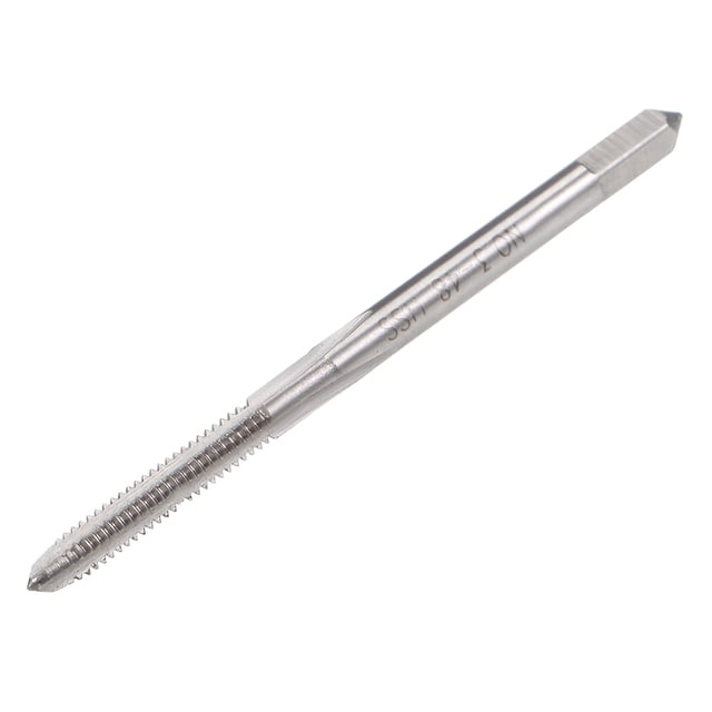 Unique Bargains Machine Tap 3-48 UNC Thread Pitch 2A 3 Flutes High Speed Steel HSS