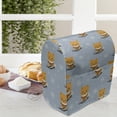 thumbnail image 3 of Ski Pattern Stand Mixer Cover, Funny Cartoon of Skiing Little Cat and Winter Snowflakes, Kitchen Appliance Organizer Bag Cover with Pockets, 5 Quarts, Blue Grey and Apricot, by Ambesonne, 3 of 4