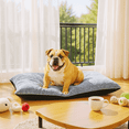 thumbnail image 3 of LinkRomat Washable Dog Bed for Medium Dogs Dog Crate Mat 36 Inch Comfy Fluffy Kennel Pad Anti-Slip for Dogs Up to 72 lbs, 36" x 26", 3 of 8