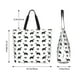 thumbnail image 5 of Disketp Border Collie Dog Bolsa Tote Estampada para Mujer, Bolso de Hombro y de Mano para Compras y Viajes, 5 of 8