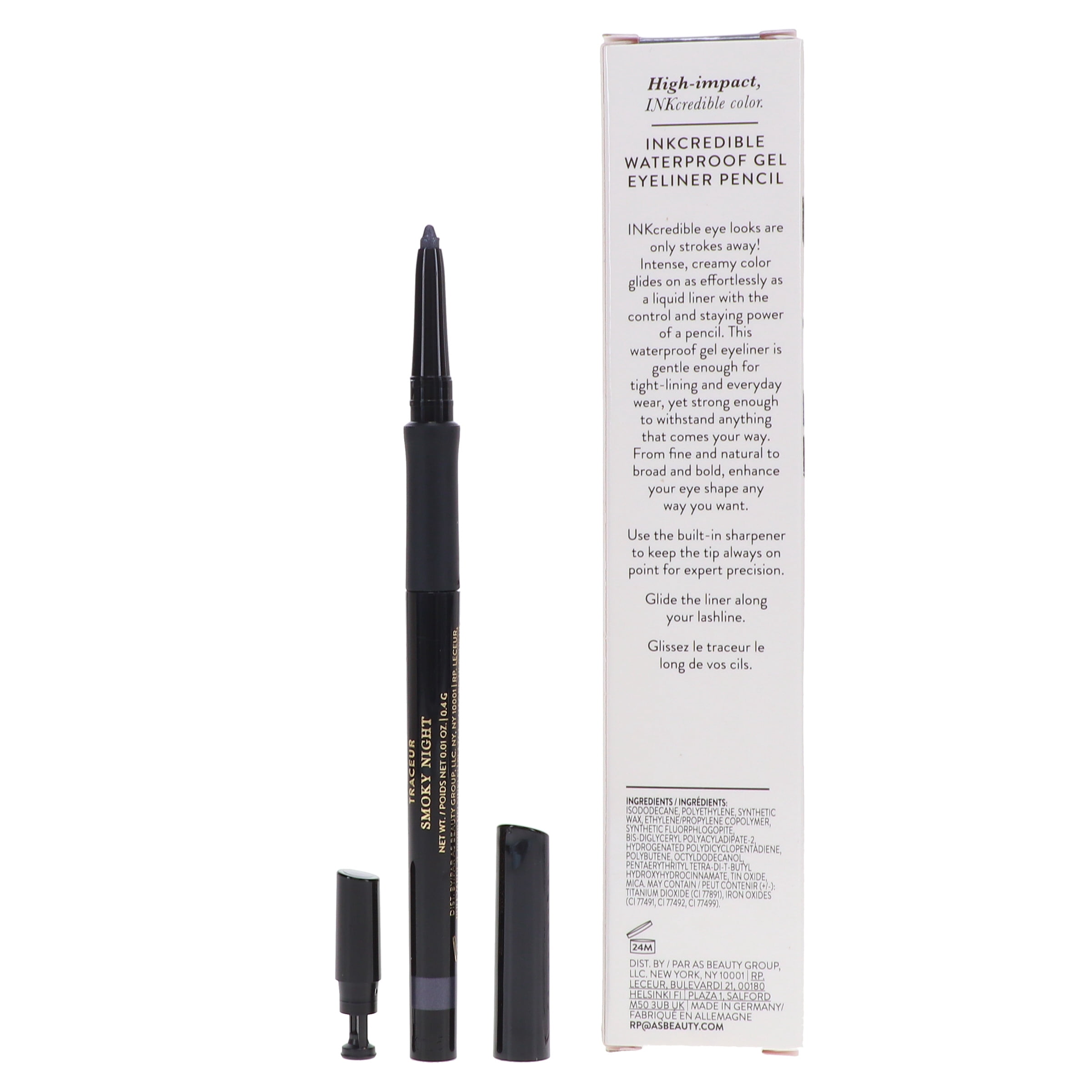 Laura Geller INKcredible Waterproof Gel Eyeliner Pencil Smoky Night 0.01 oz