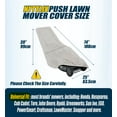 thumbnail image 7 of Push Lawn Mower Cover, Walk Behind Lawn Mower Covers Waterproof Heavy Duty, 600D Outdoor Push Mower Cover Universal with Storage Bag for Greenworks, EGO, Craftsman, Husqvarna, Honda and More, 7 of 7