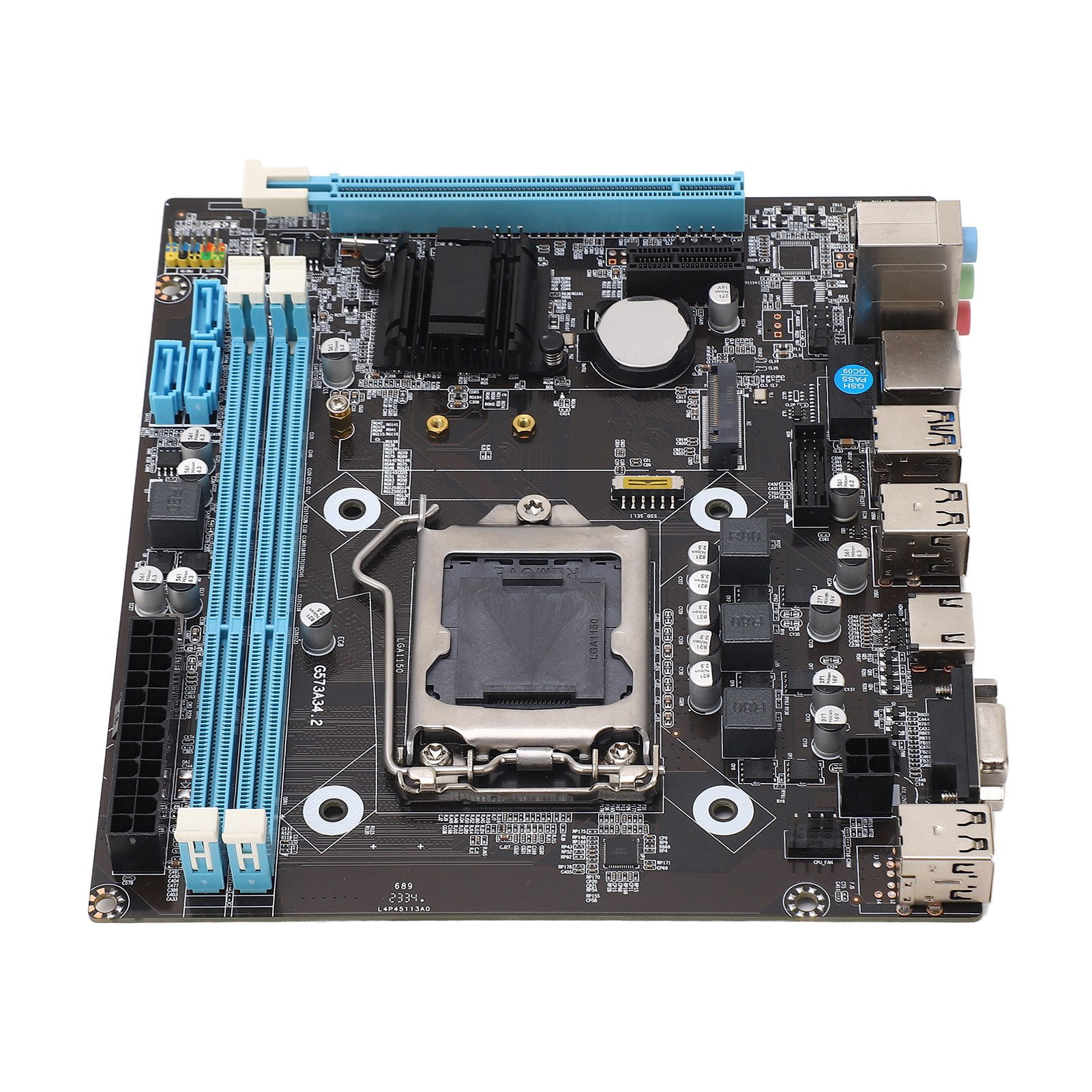 H81 Motherboard, Micro ATX 6Gb/s LGA 1150 High Speed Computer Motherboard for Desktop PC